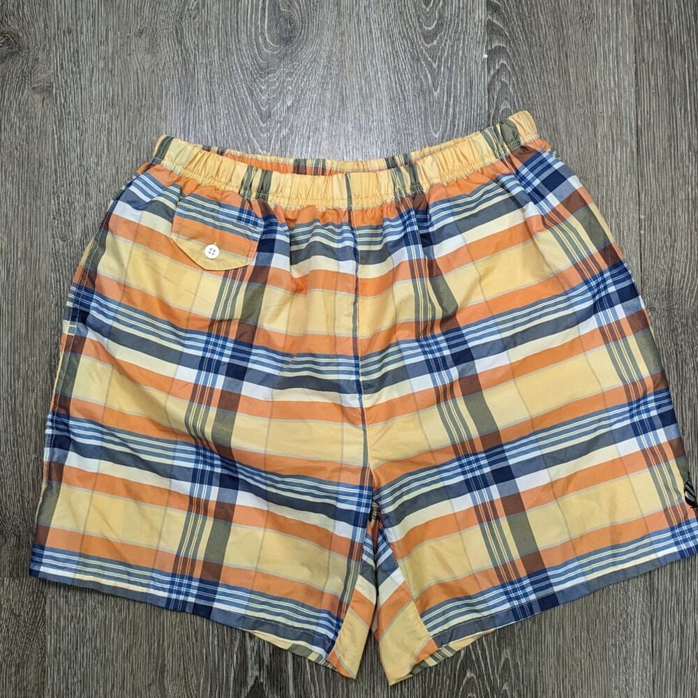 Nautica Men's Plaid Multicolor Elastic Waist w/Drawstring Size L